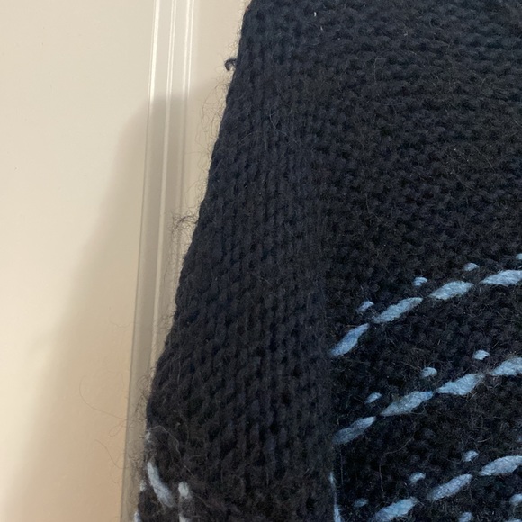 Elsamanda Long Sleeve Crew Neck Sweaters for Women size Large Blue Alpaca Wool - Picture 5 of 8